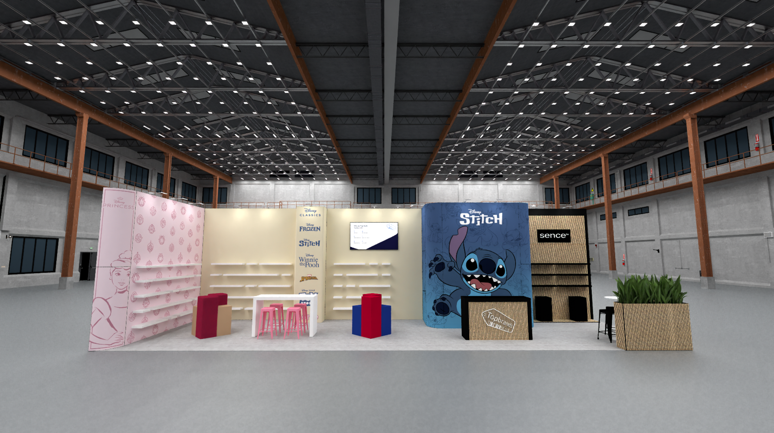 What Topbrands stand looks like at the Spring Fair.